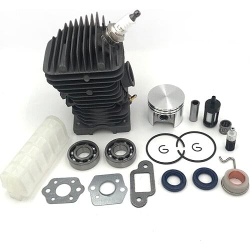 HUNDURE 42.5MM Cylinder Piston Rings Bearing Spark Plug Kit For STIHL 025 MS250 023 MS230 Spare Parts of Chainsaw 1123 020 1209