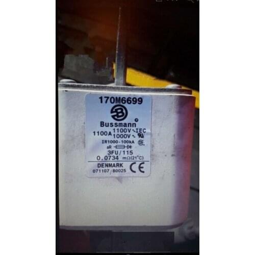 Fuses: 170M6699 1100A 1100V / 170M6700 1250A 1000V (3FU/115) aR