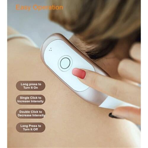 Foldable Neck Massager Relieve Acid Pain Muscles Relaxation Soft Materials Hot Compress Knocking Massaging Scraping Acupuncture