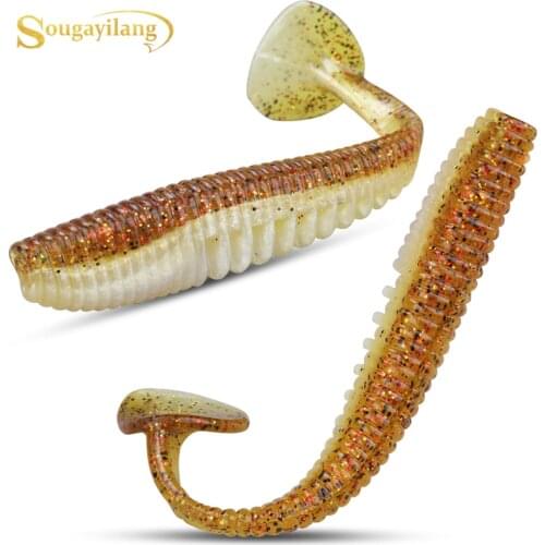 Sougayilang New Fishing Lure 3pcs/lot Lifelike Soft Rubber Bait 10.7g 130mm Saltwater/Freshwater Fishing Lure