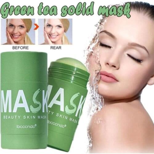Clean Face Mask Beauty Skin Green Tea Clean Face Cleans Pores Dirt Moisturizing Hydrating Whitening Care Face