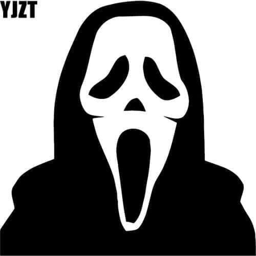 YJZT 16X16CM Scream Funny Vinyl Decal Bumper Decoraiton Car Sticker Accessories C25-0988