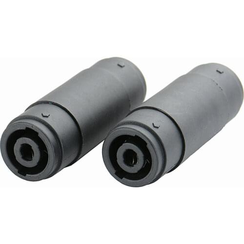 1 Pair 4 Core Professional Speaker XLR Head Female To Female Plug To Connector Aviation Extension Head Audio Cable Butt Ohm Head