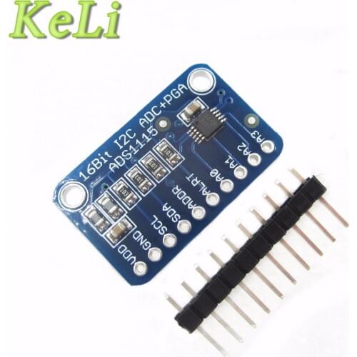 16 Bit I2C ADS1115 Module ADC 4 channel with Pro Gain Amplifier RPi