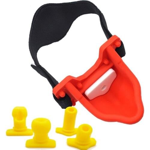 2021 4 Piece Silicone Urinal Mouthpiece Plug Mouth Plug Ball Bondage Fetish Harness Slave BDSM Adult Game Female Male Sex Toy