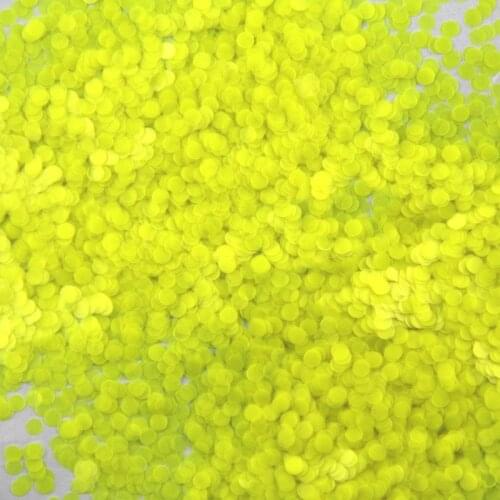 500Gram/lot Neon Glitter shapes Lemon Round Dot Glitter Paillette Spangle for Nail Art Glitter 1/2/3mm for your choice YMP-49