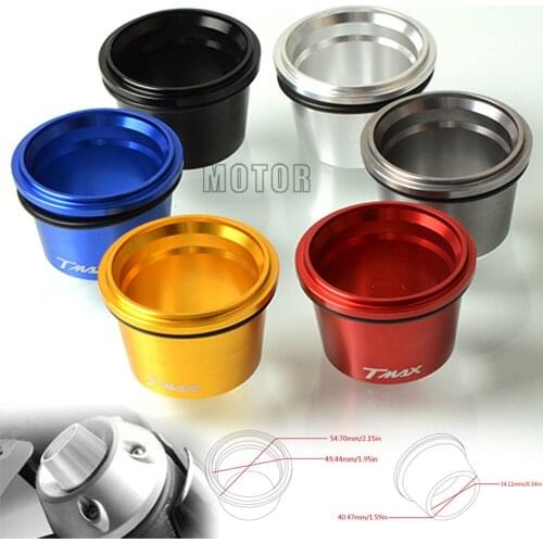For Yamaha T-MAX T MAX TMAX 530 2012 2013 2014 2015 2016 2017 CNC Aluminum Motorcycle Exhaust Pipe Muffler Tail Port Cover Cap