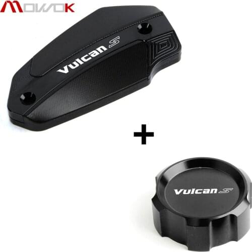 For KAWASAKI Vulcan S 650 VN650 EN650 2015-2020 NEW Motorcycle Aluminum Rear & Front Brake Fluid Reservoir Cap Cylinder cover