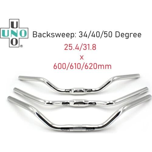 UNO Aluminum Swallow Shaped Bicycle Handlebar 25.4/31.8 MTB Bicyle 600/610/620mm Road Bike Handlebar