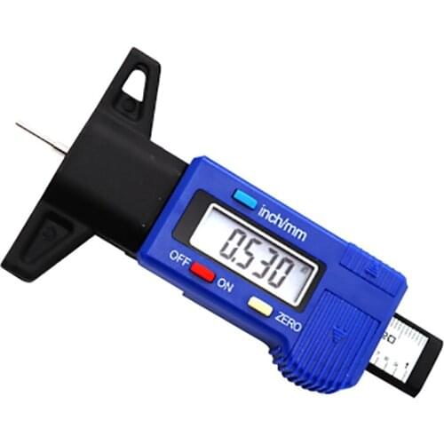 Auto Car Digital Tire Tread Depth Gauge 0-25mm Measurer Tool Caliper LCD Tyre Gauge Checker Motorbike Car Tester Measuring Tool
