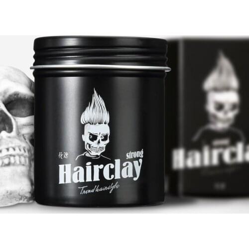 No taste hair clay pomade male hair wax lasting strong styling gel cream moisturizing nourish not hurt hair #823