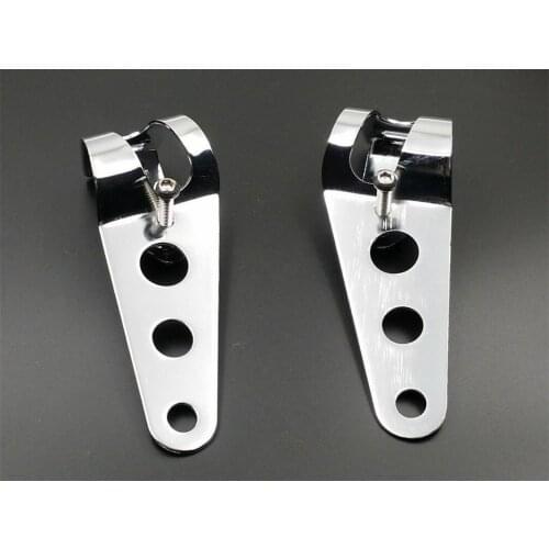 28-43mm Headlight Fork Ear Mount Bracket For Harley Honda Kawasaki Suzuki Yamaha