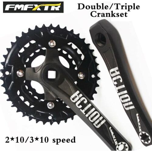 FMFXTR 104/64bcd Crankset Square Hole 170mm Crank Double/triple Bike Crankset 2*10/3*10speed Chainring 24/26/32/38/42T MTB Part