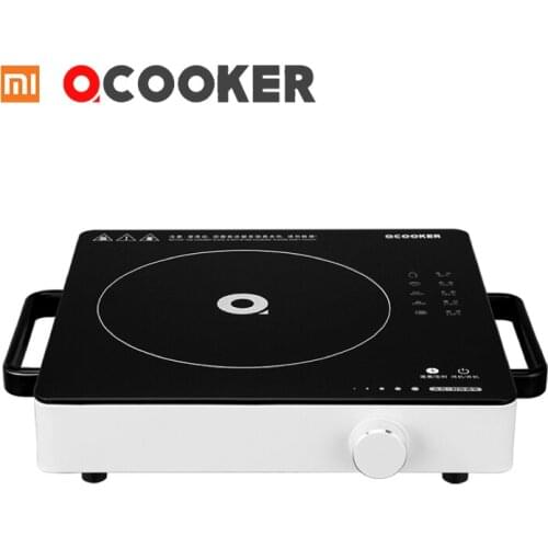 QCOOKER Induction Cooker XIAOMI Smart Electric Ceramic Heater Kitchen Stove Electric Induction Tile Hob Hot Pot Cooktop Timing