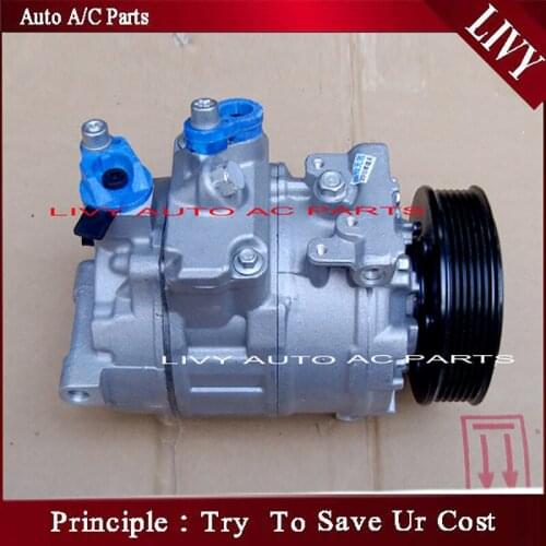 7SEU16C A/C COMPRESSOR For Car SKODA OCTAVIA SUPERB LAURA 2002-2012 447260-1705 447190-7955 1K0820803A 1K0820803J 1K0820803F