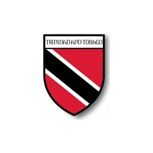 Hot Sell Sticker Car Motorbike Coat of Arms City Flag Trinity Tobago Stickers for Laptops, Office Supplies, Motorcycles, Cars