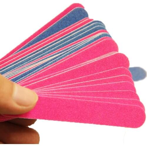 10/20pcs Mini Nail File Double Side Mini Disposable Nail Files Sandpaper Grit Cuticle Remover Buffers Manicure Pedicure Tools