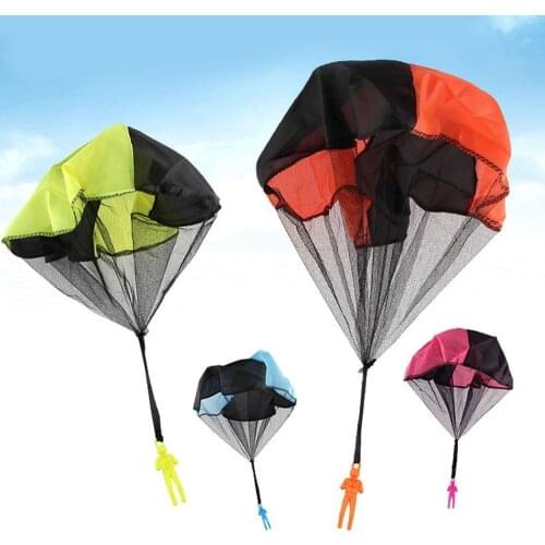 Hand Throwing Mini Soldier Parachute Funny Toy Kid Outdoor Game Play Educational Toys Fly Parachute Sport for Children Toy
