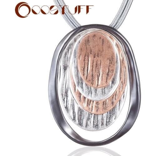 Fashion Twisted Pendants Long Chain Statement Necklace Vintage Womens Jewelry Antique Trendy Decoration Suspension Accessories