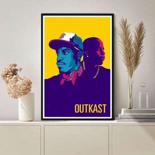 Outkast American Big Boi Poster Music Star Singer Hip Hop Rap Canvas Print Wall Painting Home Decoration