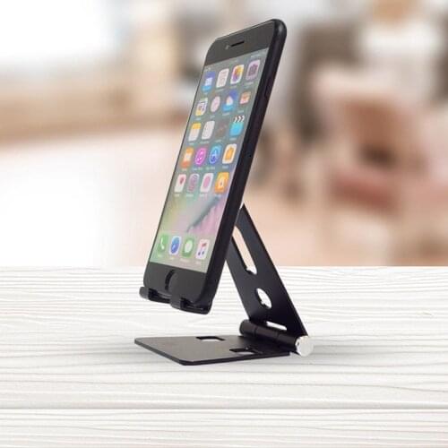 Popular Foldable Cell Phone Desk Stand Holder Mount Cradle For Smartphone Tablet Convenient
