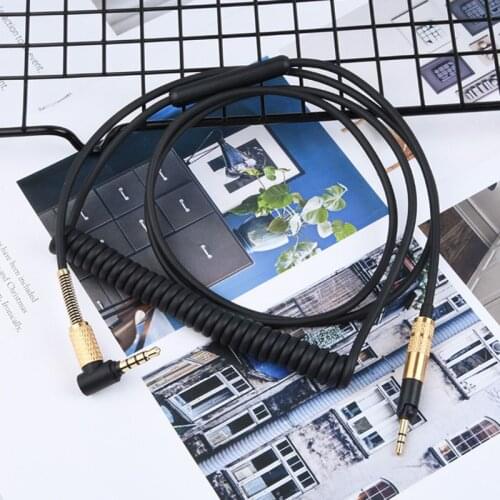 Spring Cable For -Sennheiser -HD598 -HD558 -HD518 3.5mm Headphone