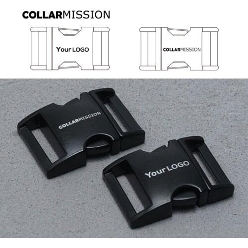 RetailingEngraved metal curved side release buckle dog collar outdoor camping backpack bag20mmParacord Hardware AccessoryCK20H02