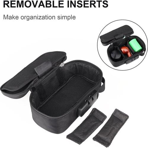Smell Proof Bag With Lock Odorless Stash Storage Case Smoking Accessories Set Container Anti-odor Medicine Bag For Home Travel