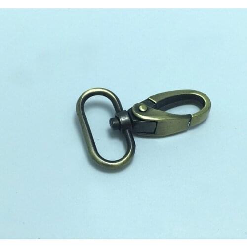 1.5" strap Trigger Snap Hook ,Antique Brass Lobster Swivel Clasps