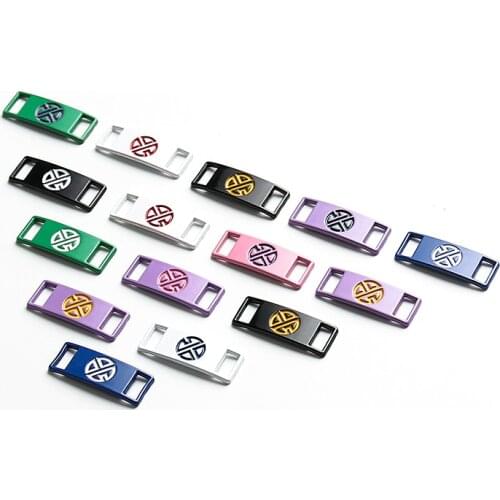 1Pair Fashion AF1 Shoelaces Buckle DIY Metal Shoe Decorations Sneakers Laces Buckle Sports Metal Kits Shoe Accessories