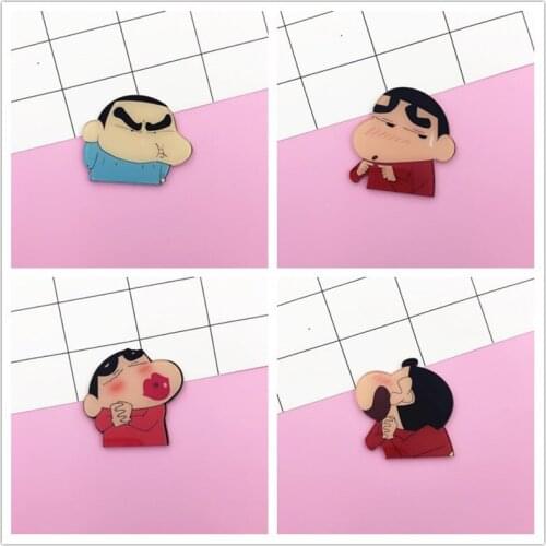 1 PCS kawaii anime children Character Acrylic Badges Icon on The Backpack Pin Brooch Badges brooches Jewelry Gift