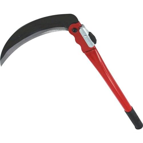 1Pc Manganese Steel Agricultural Gardening Sickle Practical Sharp Folding Reaping Hook for Weeding Cultivating