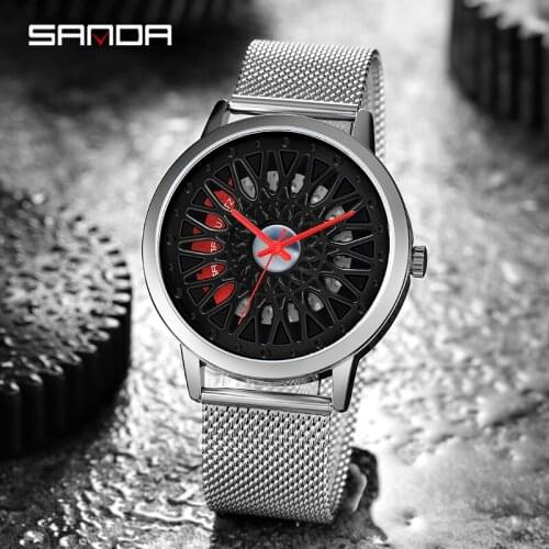 2021 New Mens Watch Fashion Casual Quartz Watches Man Clock Top Brand SKMEI Female Wrist Watch Mesh Belt Relogio Feminin