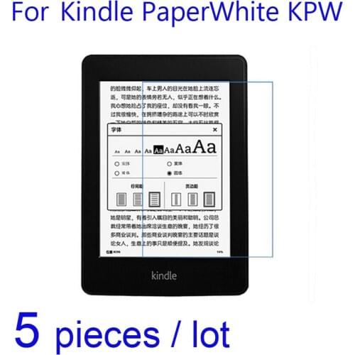 5pcs/lot HD-Clear/Matte Anti-glare/Nano Anit-explosion Screen Protectors for Amazon Kindle Paperwhite 1 2 3 KPW Protective Films