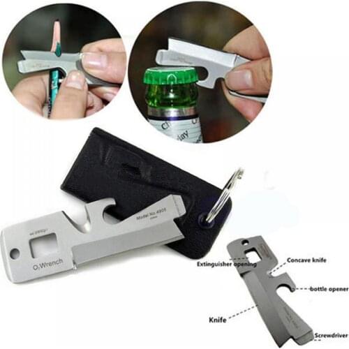 5 in 1 Stainless Multi-Purpose Timberline Pocket Survival Tool Screw Driver V73Z Army Pocket Knife Outdoor Camping Tool Hot Sale