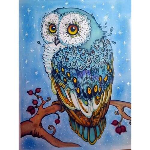 5d diy diamond embroidery owl on the tree diamond painting Cross Stitch full square&round drill Rhinestone mosaic decoration