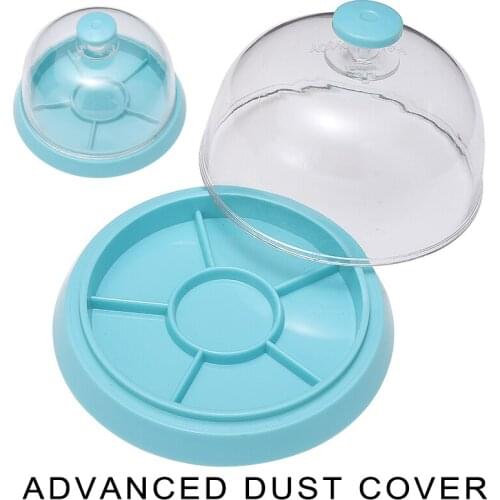 6 Storage Compartments transparent Watch Dust Sheet Cover Watch Movement Repair Tool Jewelry Tools Spare Protector Repair Tool