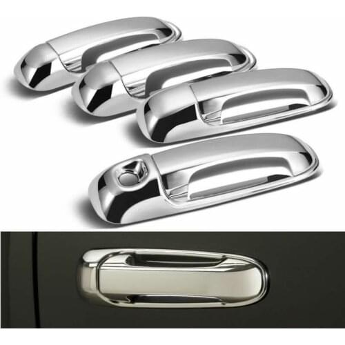 8Pcs/Set Plastic 4 Door Handle Covers For Dodge Ram 1500 2500 3500 4500 5500 2002 2003 2004 2005 2006 2007 2008
