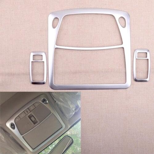 Car 3Pcs/Set Interior Roof Reading Light Switch Cover Trim Fit For Nissan Rogue X-Trail T32 2014 2015 2016 2017 2018 2019 2020