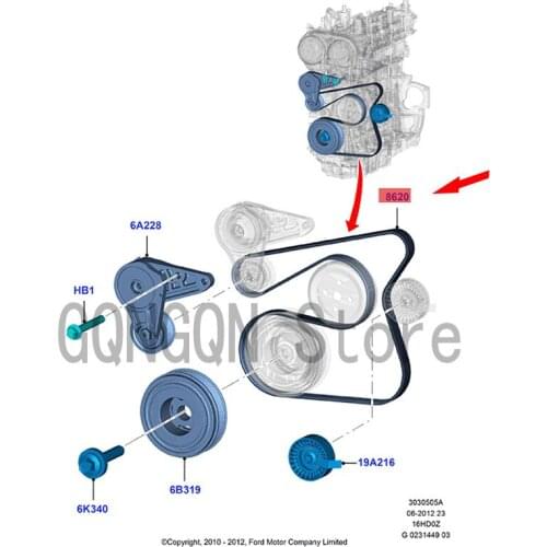 CAR belt For dMo nd eoK uga Foc usF ies taT our neo Tra ns it Generator belt Engine belt Air conditioner belt Fan belt