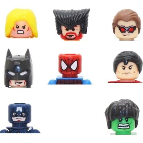 Figure Head Models Building Blocks Compatible Bricks MOC Educational Toys For Kids Gift