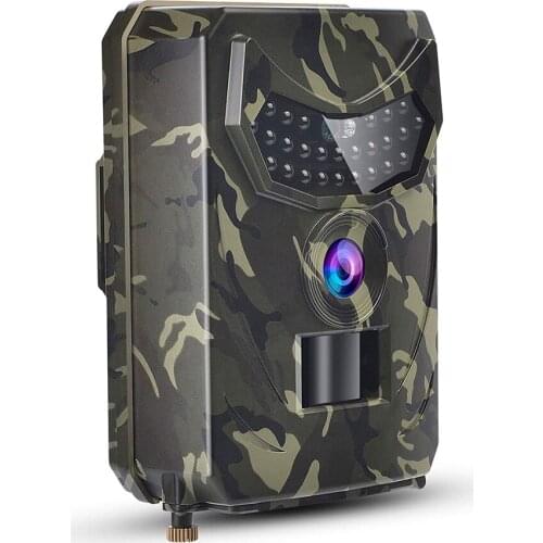 PR-100 Outdoor Hunt-ing Trail Camera Scouting Video Camera PIR Infrared Sensor 1080P VGA IP56 Mini Camera for Outdoor Security