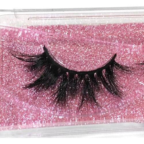 Mastudo 5D Mink real Hair mink False Eyelashes Wispy Cross Fluffy Mink Lashes Handmade Eyelash extension