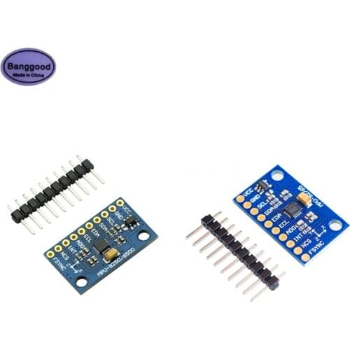 MPU-9250 GY9250 9-Axis 9 DOF or MPU-6500 GY6500 6-Axis 16 Bit Gyroscope Acceleration Magnetic Sensor Module IIC/SPI for Arduino