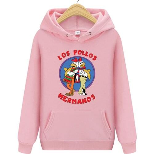 2019 new womens / mens casual hoodie los pollos hermanos printed hooded fleece sweatshirt hoodie pullover 11 colors