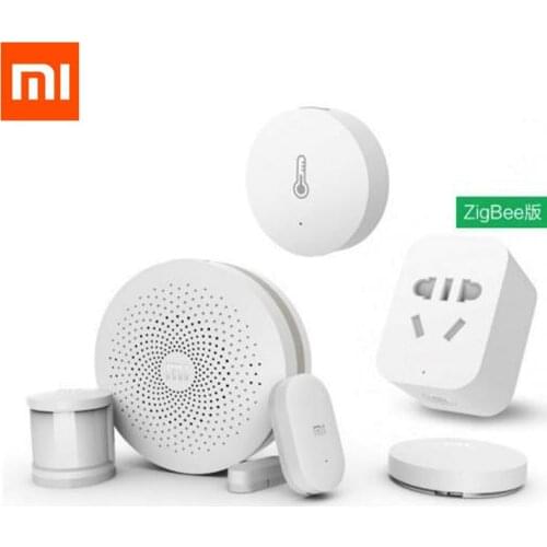 Original Xiaomi Smart Home Kit MI Gateway Door Window Human Body Sensor Wireless Switch Humidity Sensor Wireless switch Socket