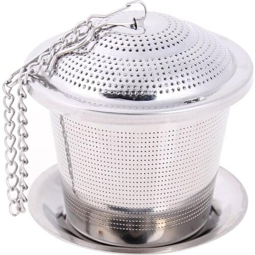 Stainless Steel Mesh Tea Infuser Reusable Tea Strainer Loose Teapot Leaf Spice Filter Tea Strainer Infusor Mesh Tool Accessories