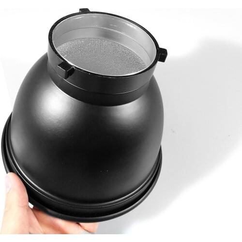 Godox Standard Reflector Bowens Mount Type180*130mm for Photography Studio Lighting Flash Speedlite (Without Umbrella Hole)
