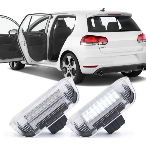 Led Door Courtesy Lamp Projector Warning Light for VW Volkswagen Passat B6 B7 CC Golf 6 7 MK5 MK6 Tiguan Scirocco Porsche Seat