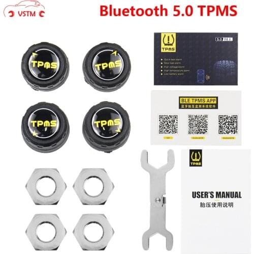TPMS 5.0 4.0 Tyre Pressure Monitoring System Solar Power Digital LCD Display Auto Security Alarm Systems Tyre Pressure